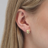 Fingerprint Earstick, 18K Goldplated